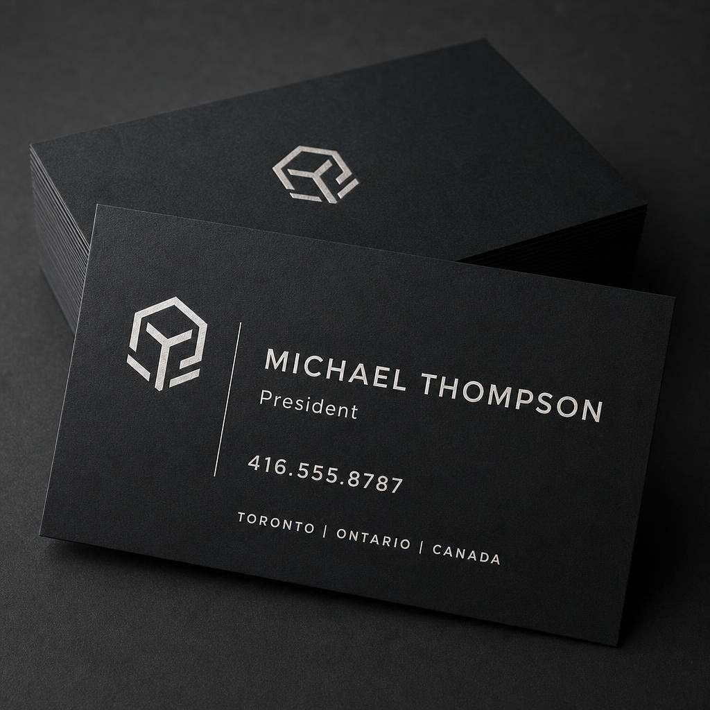 Custom printed business cards